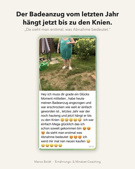 Nachricht: Laura im Badeanzug