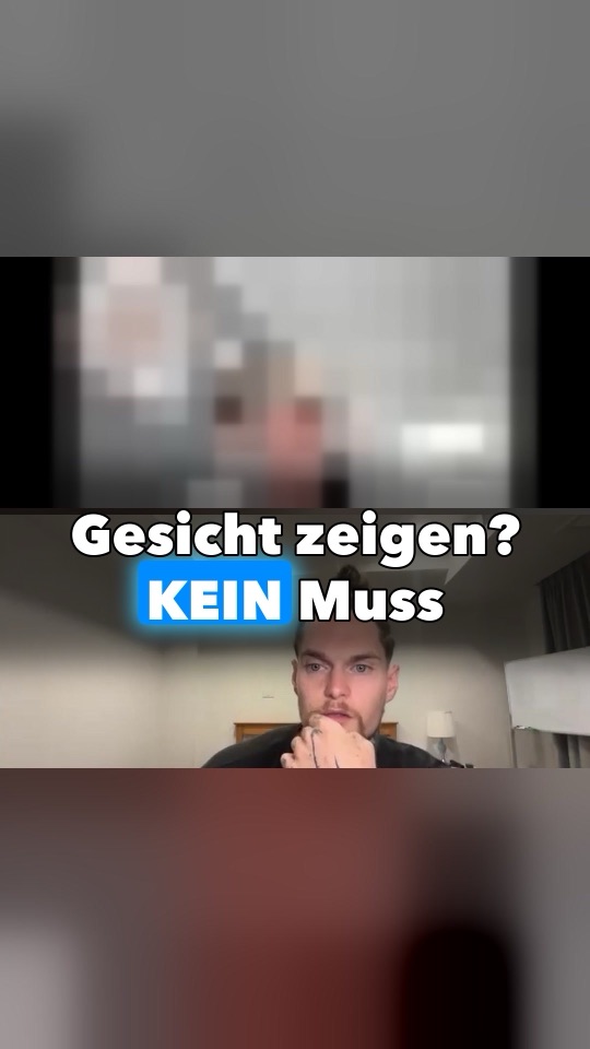 Anonyme Kundin, verpixelt